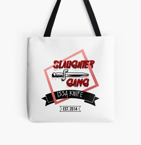 Slaughter Gang - 21 Savage - Issa Knife   All Over Print Tote Bag RB1711 product Offical 21savage Merch