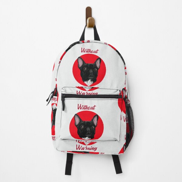 Without Warning Dog Design | 21 Savage | songs | Rap Backpack RB1711 product Offical 21savage Merch