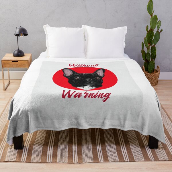 Without Warning Dog Design | 21 Savage | songs | Rap Throw Blanket RB1711 product Offical 21savage Merch