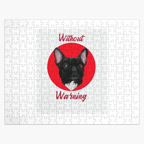 Without Warning Dog Design | 21 Savage | songs | Rap Jigsaw Puzzle RB1711 product Offical 21savage Merch