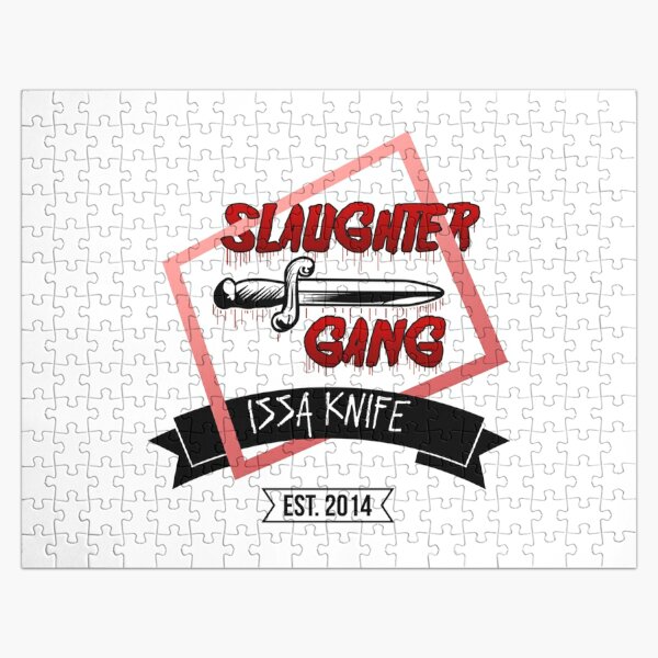 Slaughter Gang - 21 Savage - Issa Knife   Jigsaw Puzzle RB1711 product Offical 21savage Merch